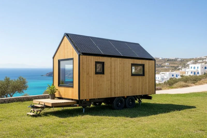 Tiny house cu panouri solare